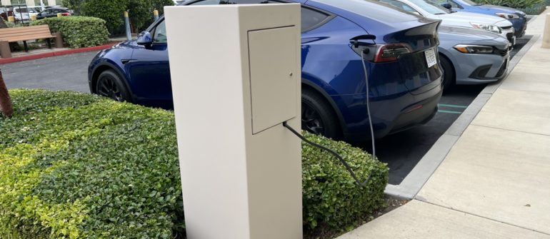 Cover for Electric Vehicle (EV) Charging Station